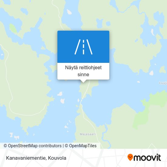 Kanavaniementie kartta