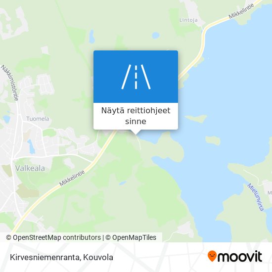 Kirvesniemenranta kartta