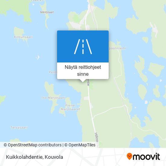 Kuikkolahdentie kartta