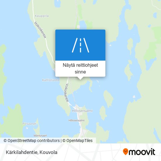 Kärkilahdentie kartta