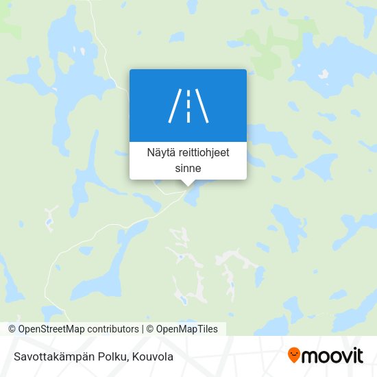Savottakämpän Polku kartta