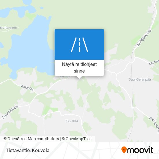 Tietäväntie kartta