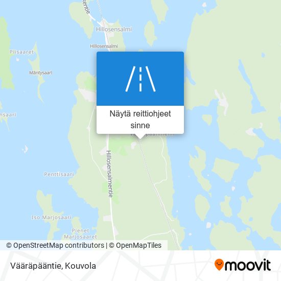 Vääräpääntie kartta