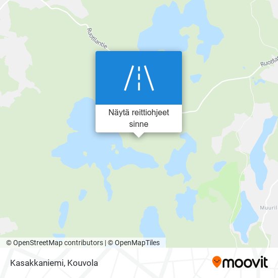 Kasakkaniemi kartta