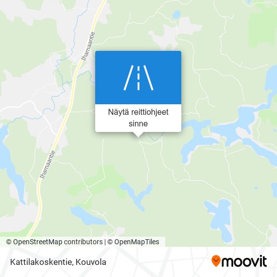 Kattilakoskentie kartta