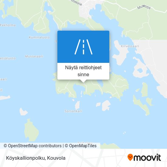 Köyskallionpolku kartta