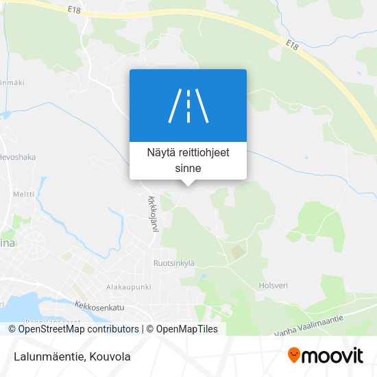 Lalunmäentie kartta