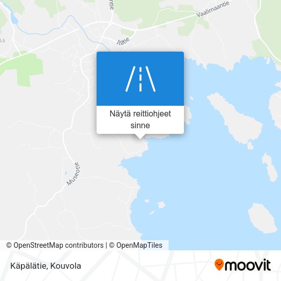 Käpälätie kartta