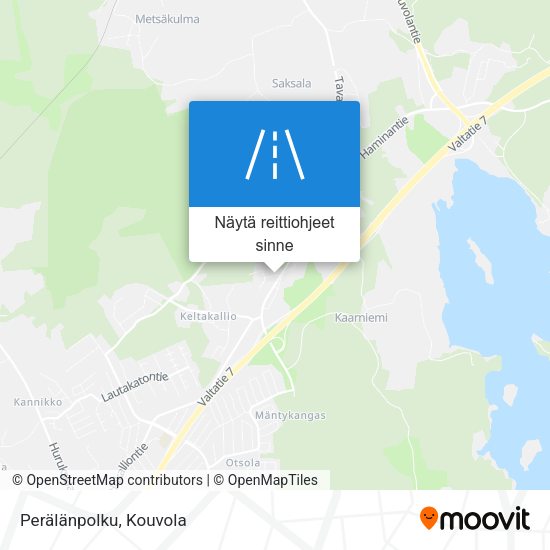 Perälänpolku kartta