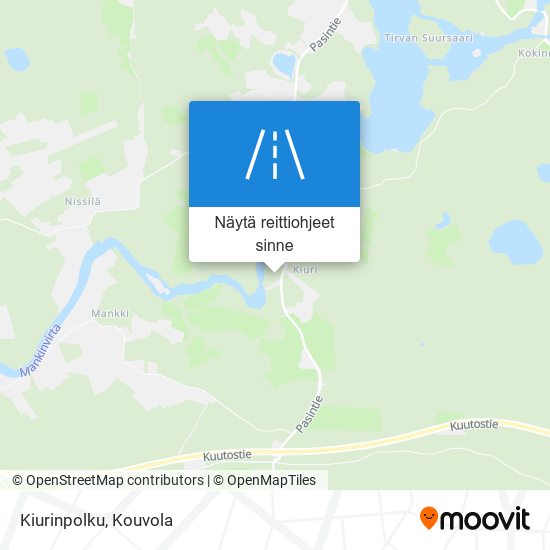 Kiurinpolku kartta