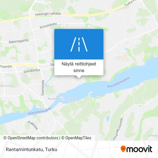 Rantamintunkatu kartta