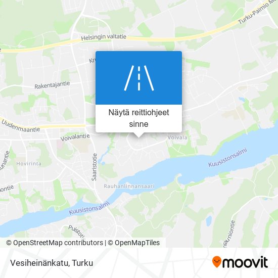 Vesiheinänkatu kartta