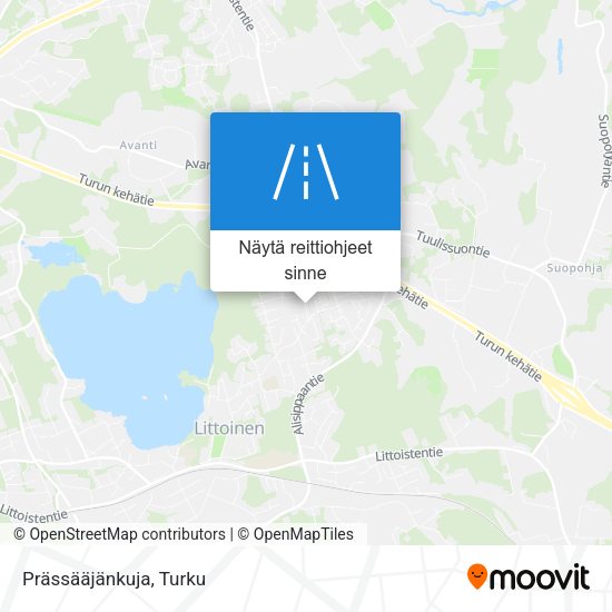 Prässääjänkuja kartta