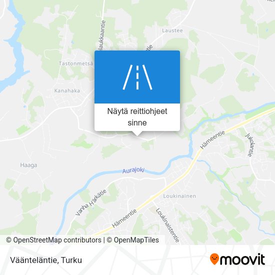 Väänteläntie kartta