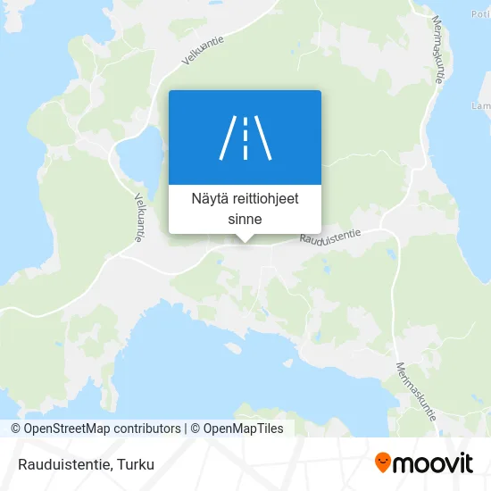 Rauduistentie kartta