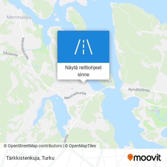 Tärkkistenkuja kartta