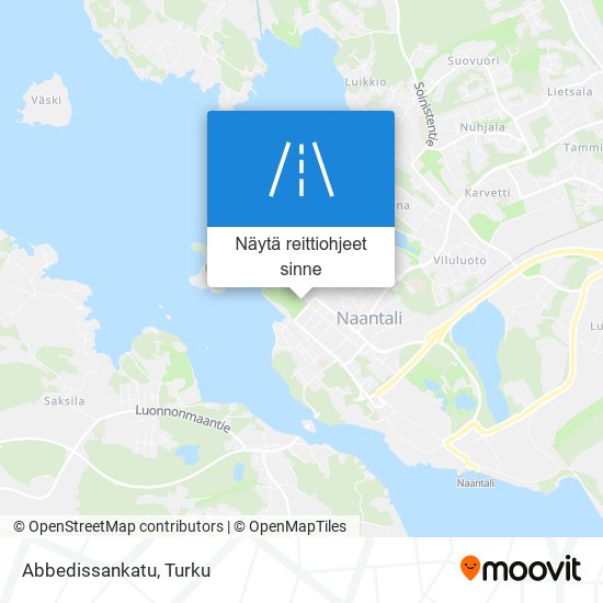 Abbedissankatu kartta