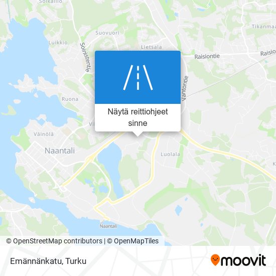 Emännänkatu kartta