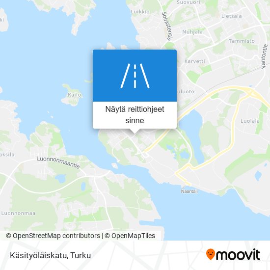 Käsityöläiskatu kartta