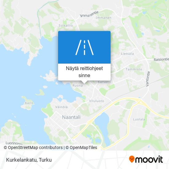 Kurkelankatu kartta