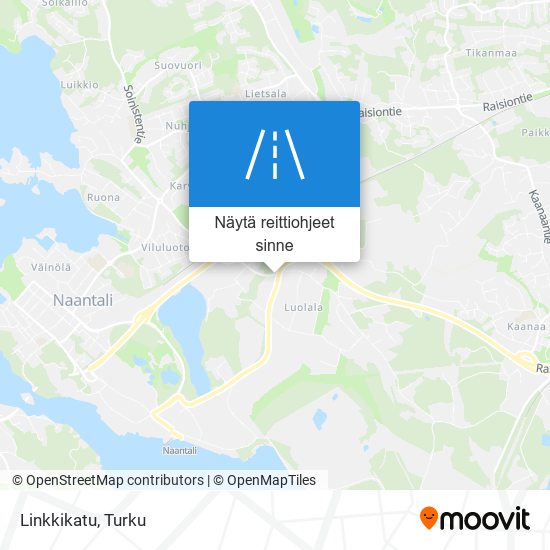 Linkkikatu kartta