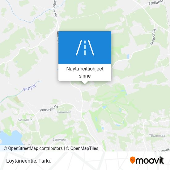 Löytäneentie kartta