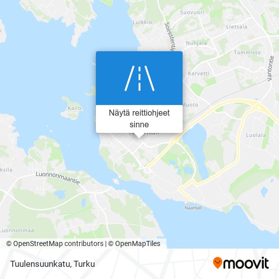 Tuulensuunkatu kartta