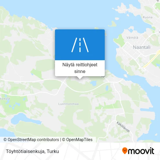 Töyhtötiaisenkuja kartta