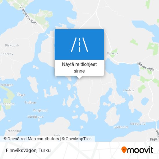 Finnviksvägen kartta