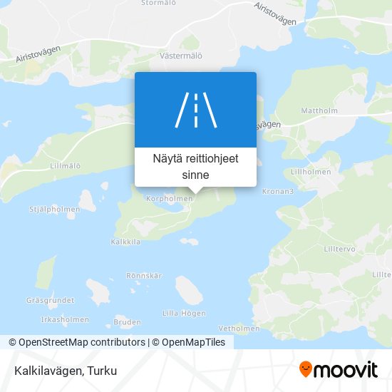 Kalkilavägen kartta