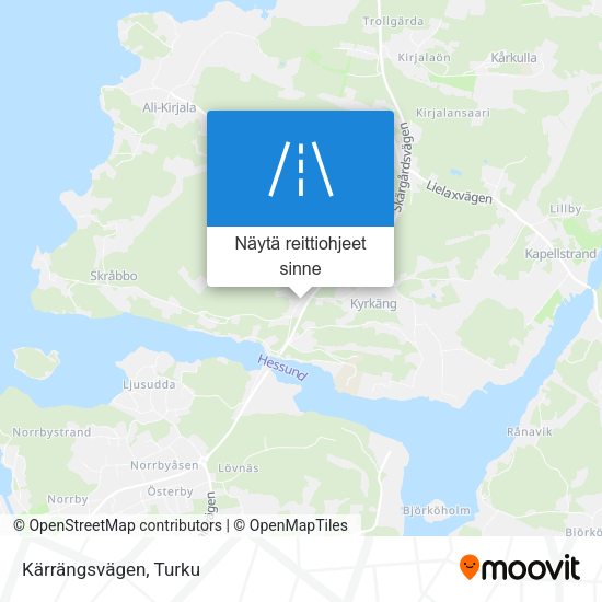 Kärrängsvägen kartta