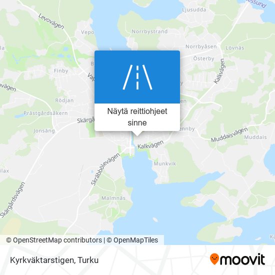 Kyrkväktarstigen kartta