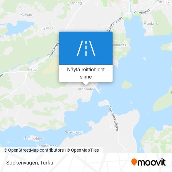 Söckenvägen kartta