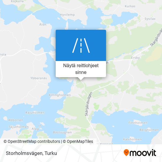 Storholmsvägen kartta