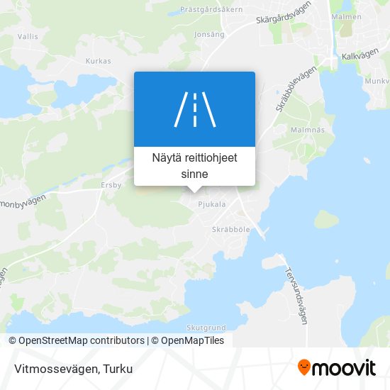 Vitmossevägen kartta