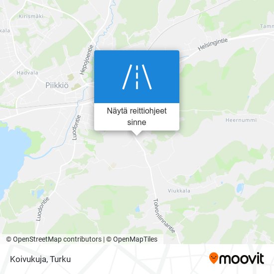 Koivukuja kartta