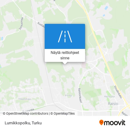 Lumikkopolku kartta