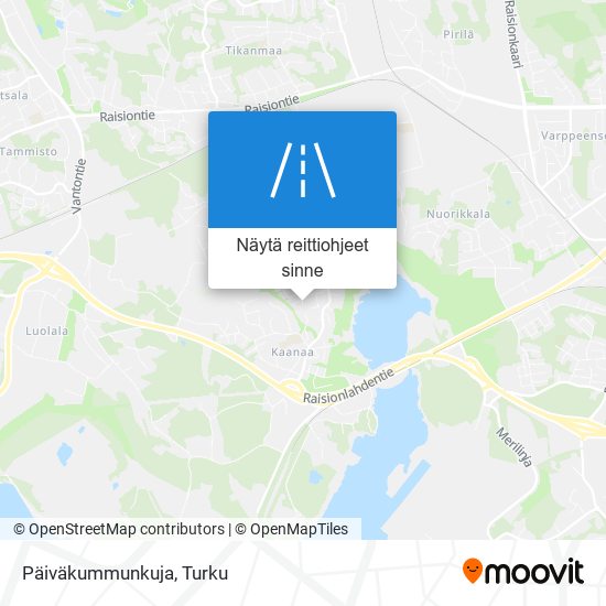 Päiväkummunkuja kartta