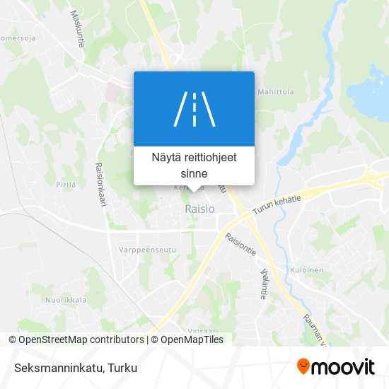 Seksmanninkatu kartta