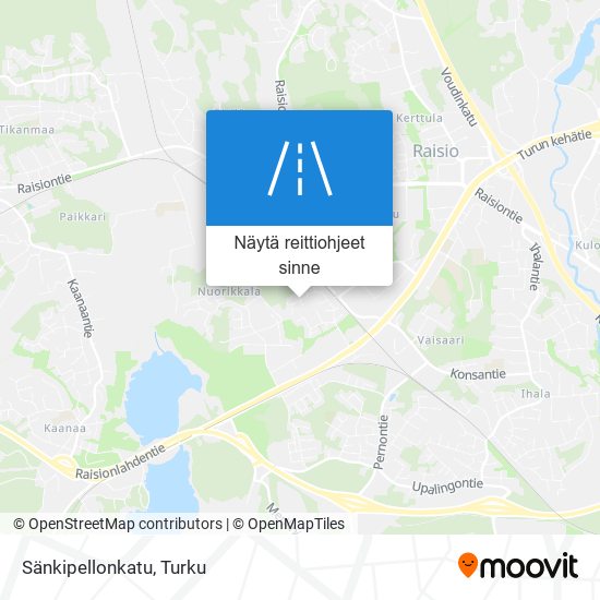 Sänkipellonkatu kartta