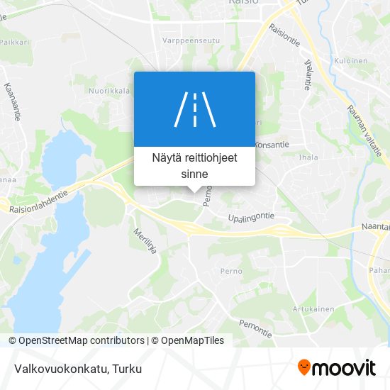 Valkovuokonkatu kartta