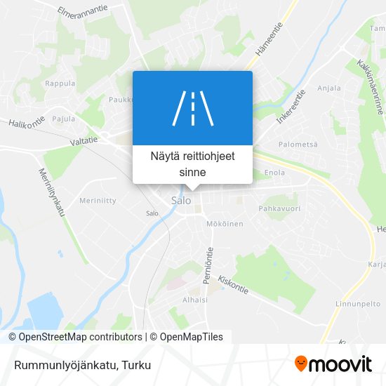Rummunlyöjänkatu kartta