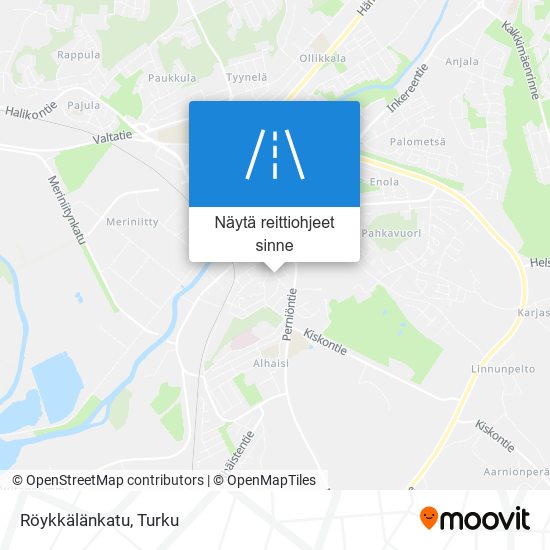 Röykkälänkatu kartta