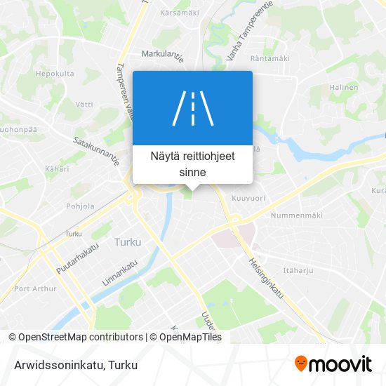 Arwidssoninkatu kartta