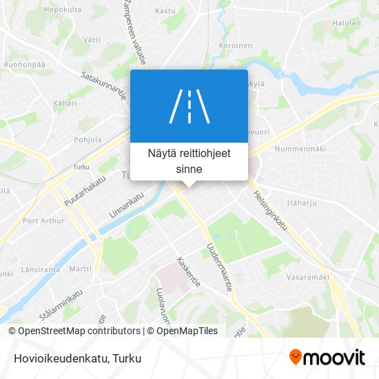 Hovioikeudenkatu kartta