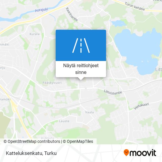 Katteluksenkatu kartta