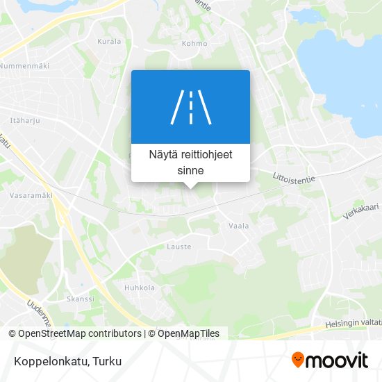 Koppelonkatu kartta