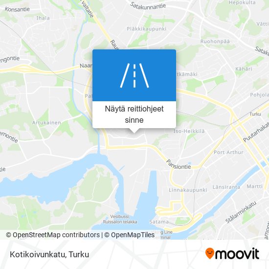 Kotikoivunkatu kartta