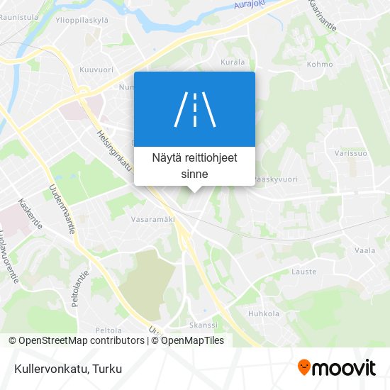 Kullervonkatu kartta