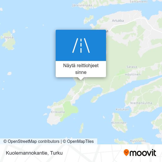 Kuolemannokantie kartta